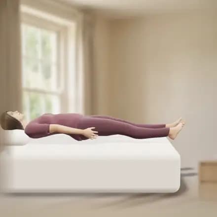 Lie on your back